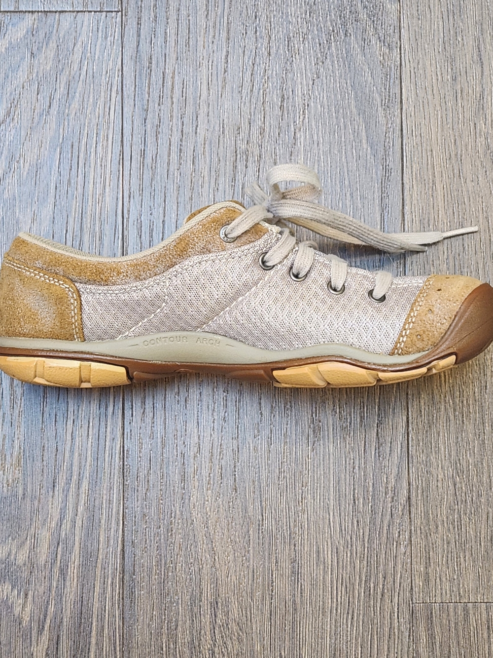 KEEN Mercer Lace II CNX Women's Hiking Shoes Barefoot 1012360 Latte Beige Size 8 - Picture 8 of 15